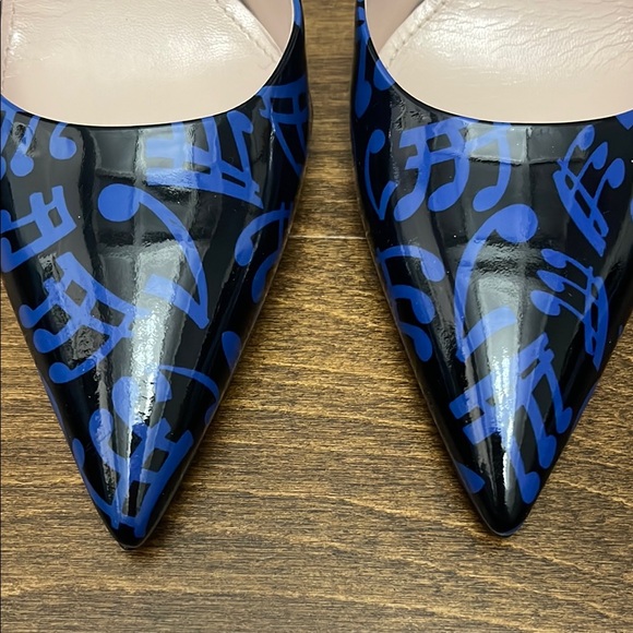 New, Miu Miu D’Orsay Music Notes Heels - Picture 2 of 8